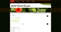 Desktop Screenshot of hotelruralamona.com
